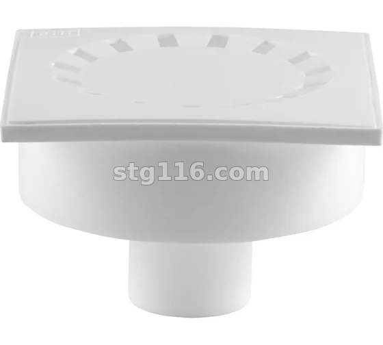 Трап кан.50(150*150) прям. белый Мосполимер