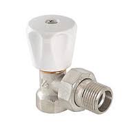 Вентиль ЛАТУННЫЙ радиаторный 1/2" угловой AQua регулирующий