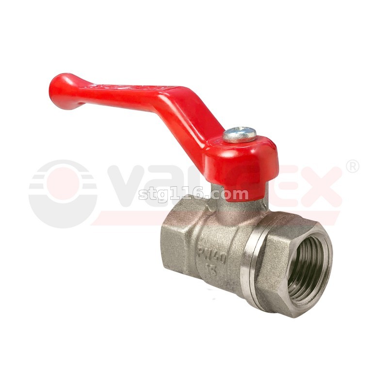 Кран лат.шар 1" (25) В/В (рычаг) никел. Valfex